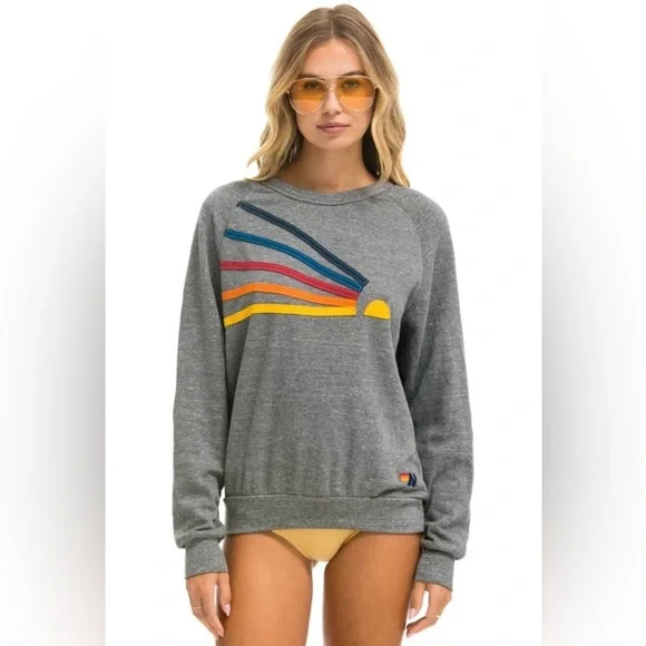 Aviator Nation Daydream Relaxed Crew Sweatshirt - Picture 6 of 17